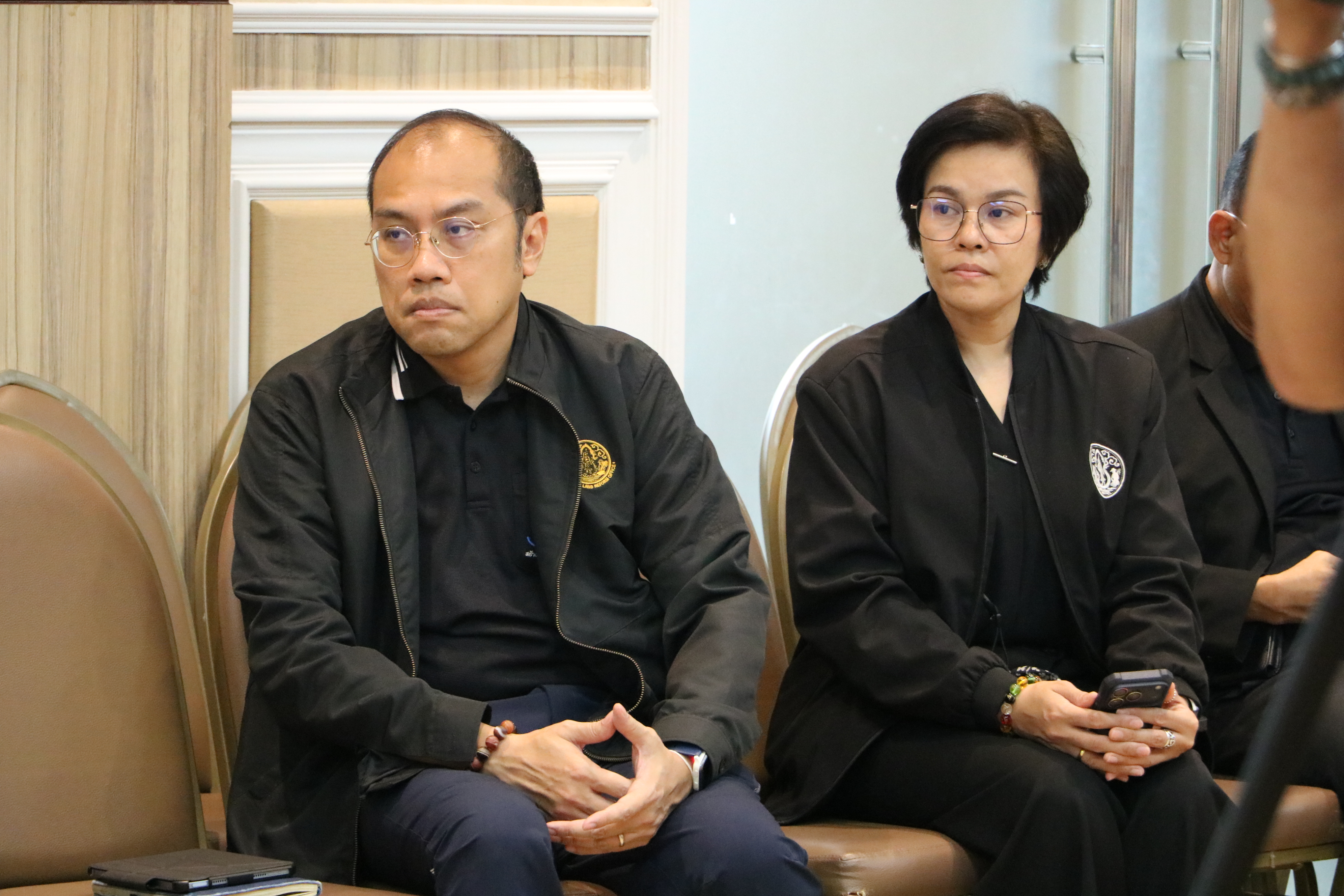 title - ส.ป.ก. ร่วมแถลงข่าวรายงานสถานการณ์น้ำ กระทรวงเกษตรและสหกรณ์